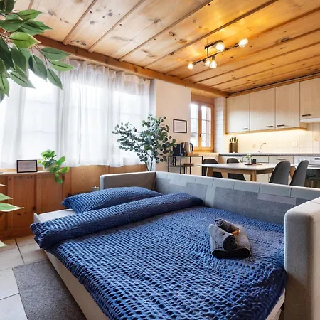 Apartment Alpine Hideaway Near Brienz With Hot Tub & Parking