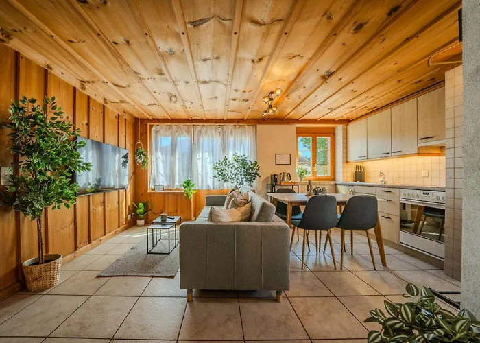 Apartament Alpine Hideaway Near Brienz With Hot Tub & Parking Kienholz